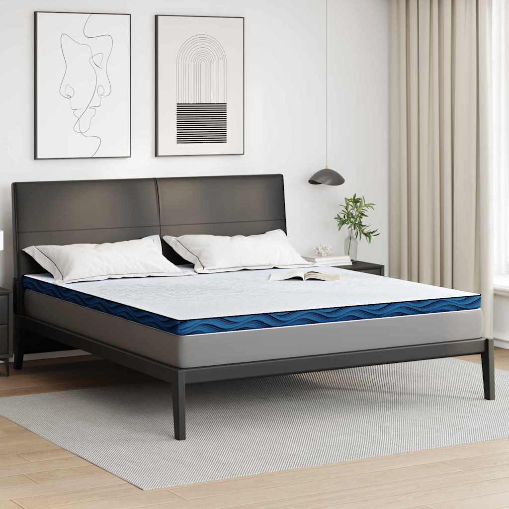 Matratzenauflage Weiß 70 x 200 cm Jacquard-Stoff