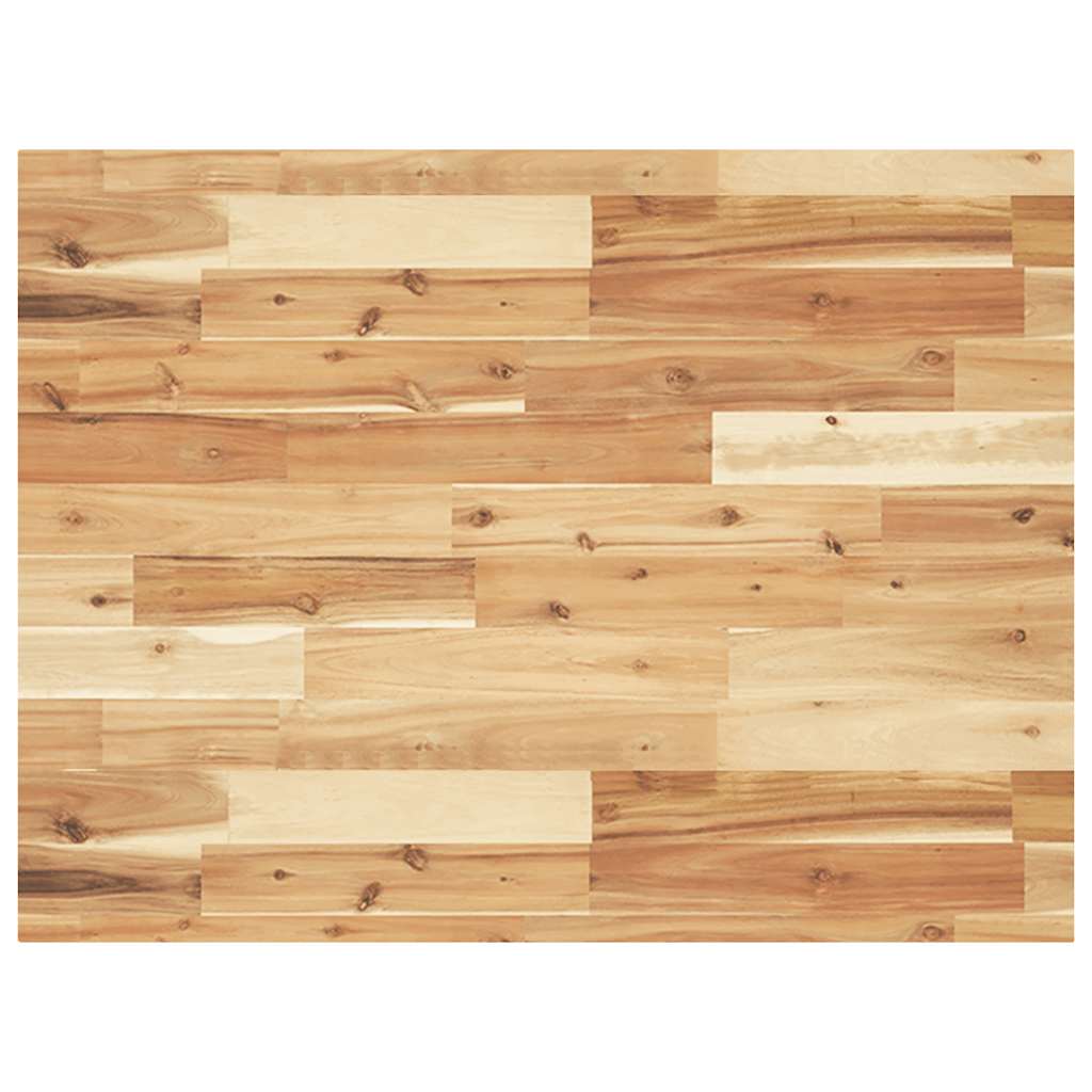 Schreibtischplatte Unbehandelt 60x50x2 cm Massivholz Akazie