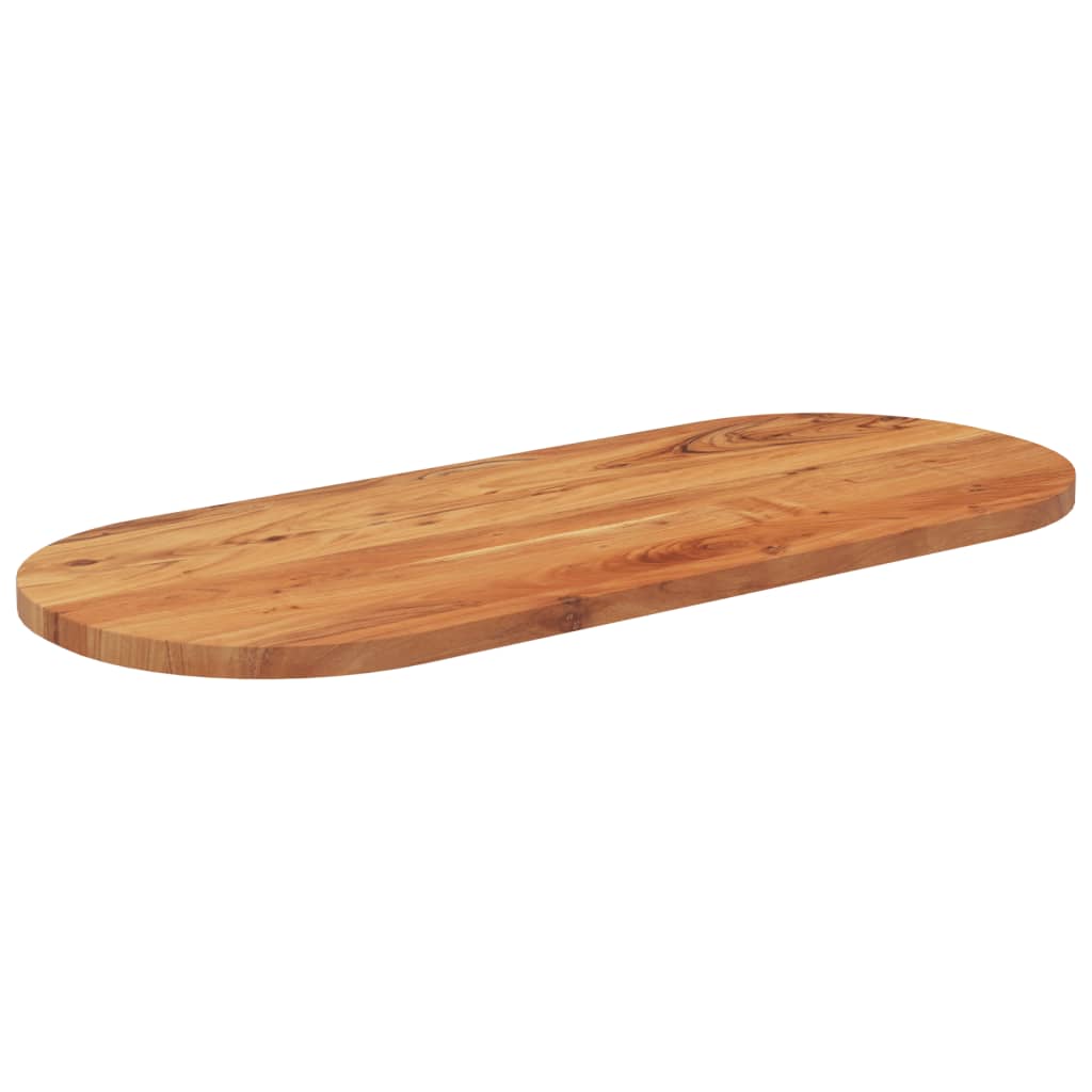 Tischplatte 110x40x2,5 cm Oval Massivholz Mango