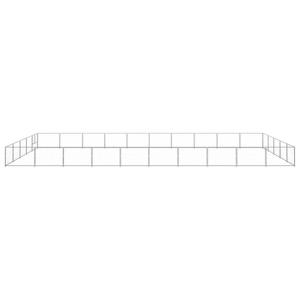 Hundezwinger Schwarz 4 m² Stahl