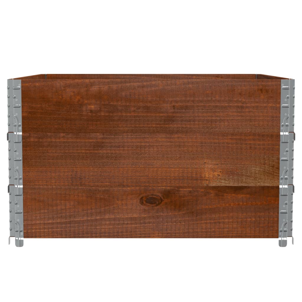 Pflanzkasten Grau 150x100 cm Massivholz Kiefer