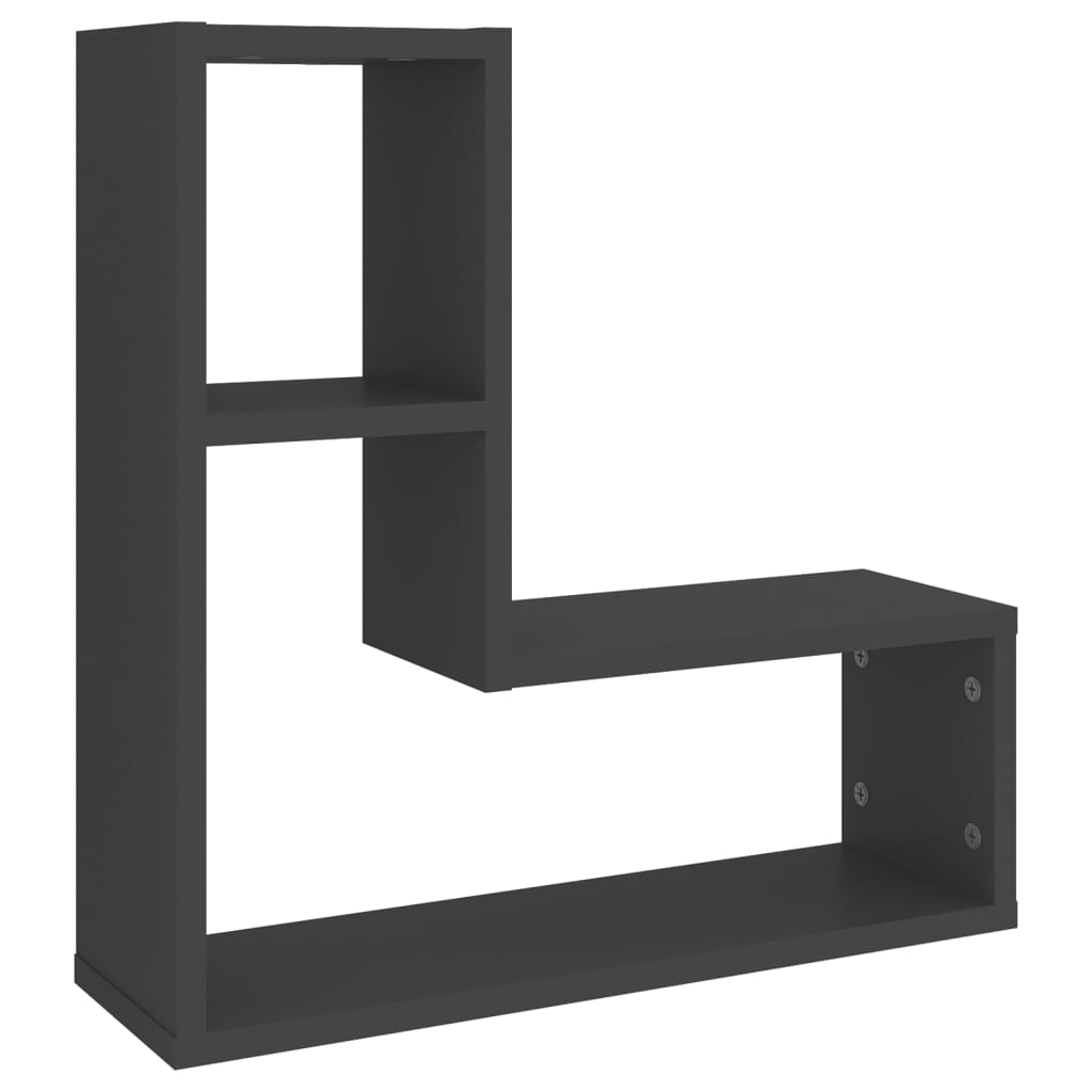 Wandregale 2 Stk. Weiß 50x15x50 cm Holzwerkstoff