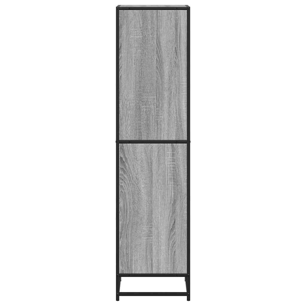Bücherregal Schwarz 60x35x139 cm Holzwerkstoff