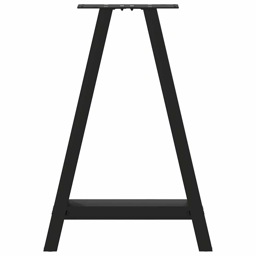 Couchtischbeine A-Form 2 Stk. 30x(30-31) cm Stahl