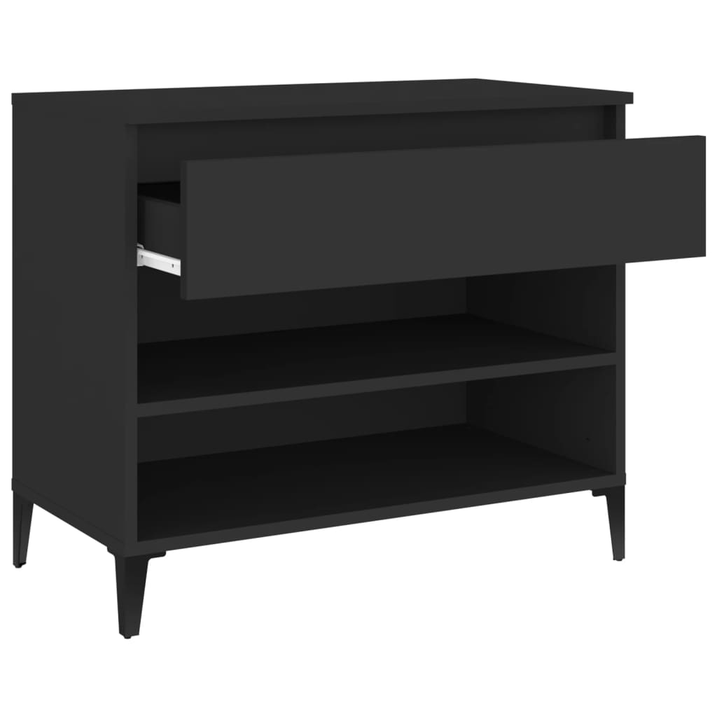 Schuhregal Weiß 70x36x60 cm Holzwerkstoff