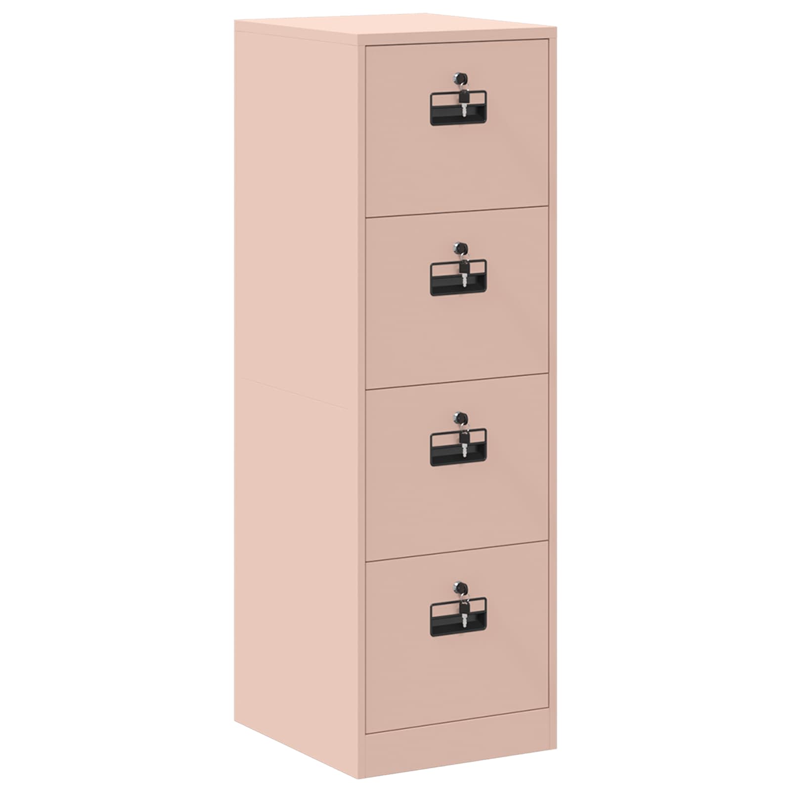 Aktenschrank 2 pcs Schwarz 44 x 50 x 139 cm Kaltgewalzter Stahl