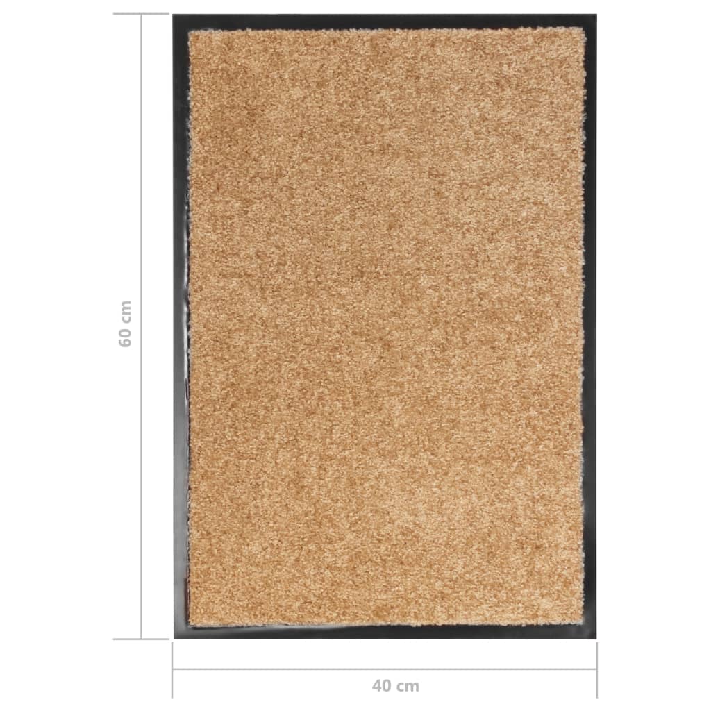 Fußmatte Waschbar Anthrazit 120x180 cm