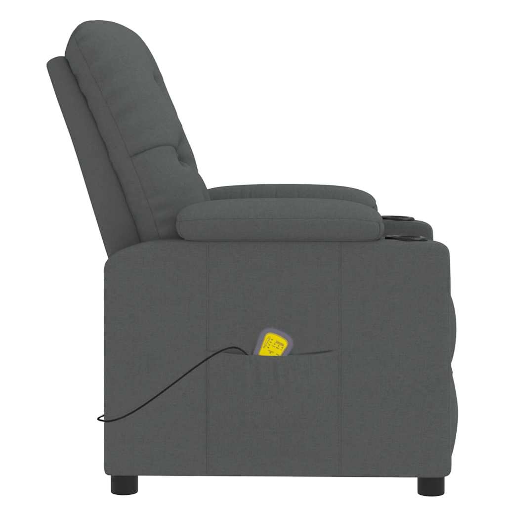 Massagesessel Schwarz Stoff