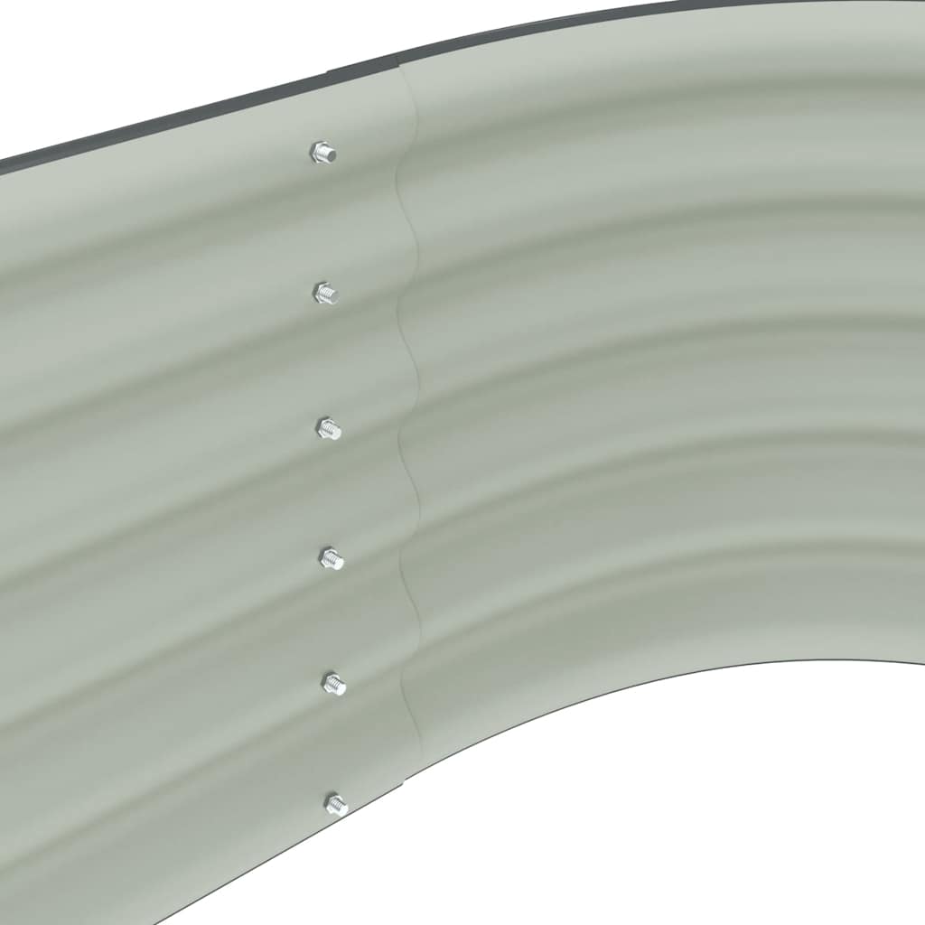 Hochbeet Grün 400 x 80 x 81 cm Stahl