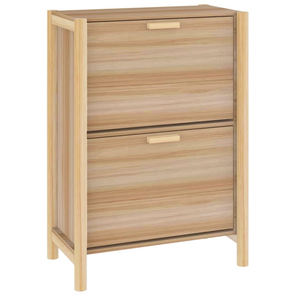 Schuhschrank Weiß 57,5x33x80 cm Holzwerkstoff