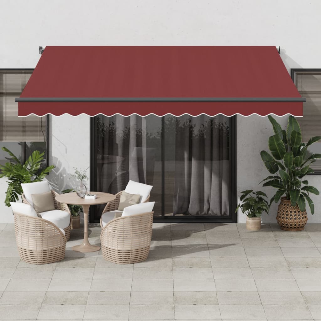 Markise Automatisch Einziehbar 350x250 cm Creme