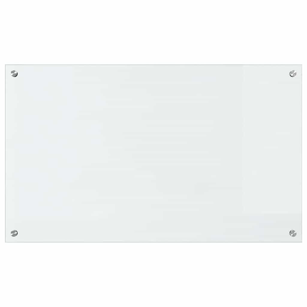 Küchenrückwand 2 pcs Weiß 70 x 40 cm Gehärtetes Glas