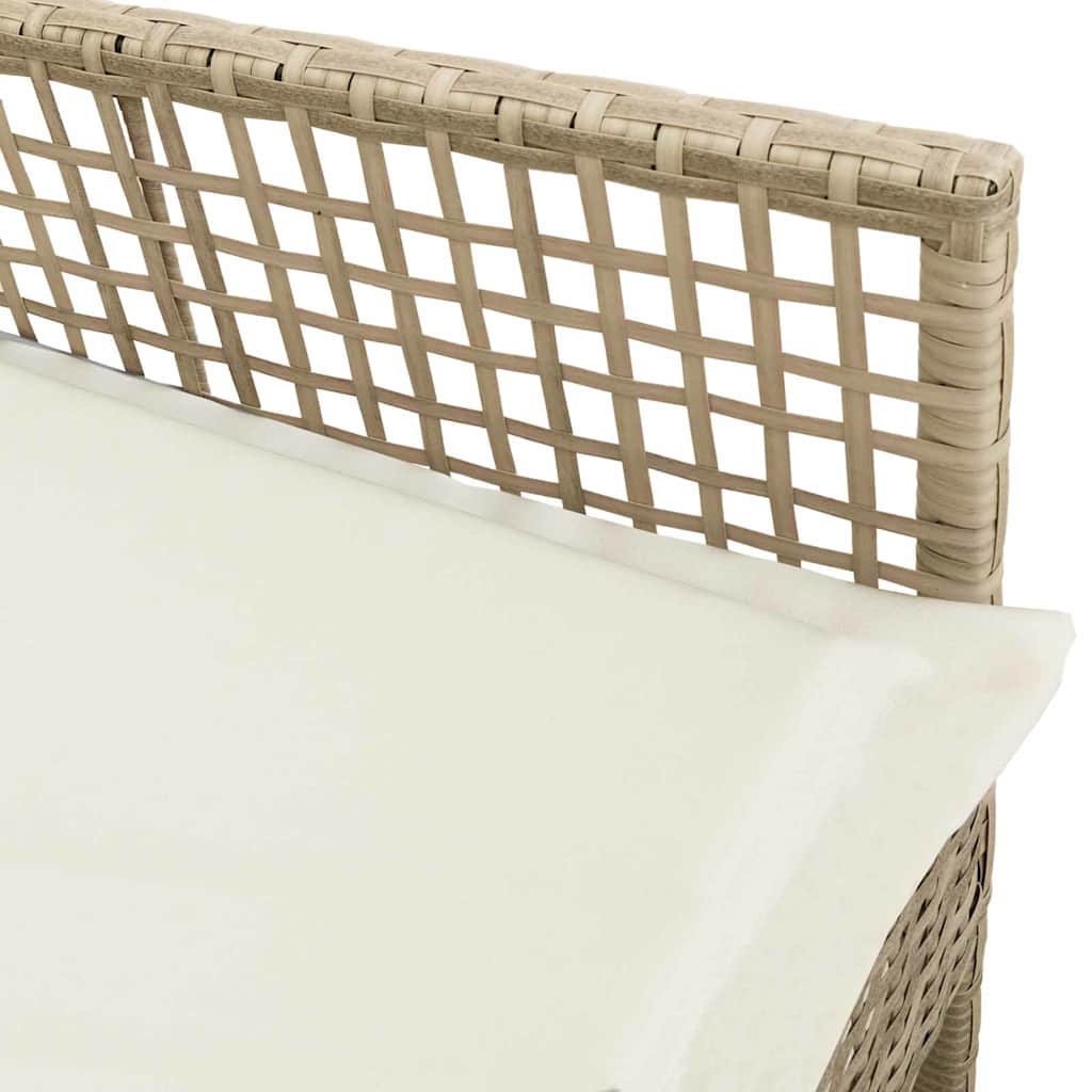 Gartenstuhl 2 pcs Schwarz 55 x 53 x 85 cm Poly-Rattan