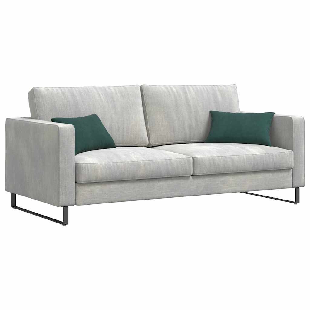 Sofakissen 2 Stück Blau 50 x 30 cm Cordstoff