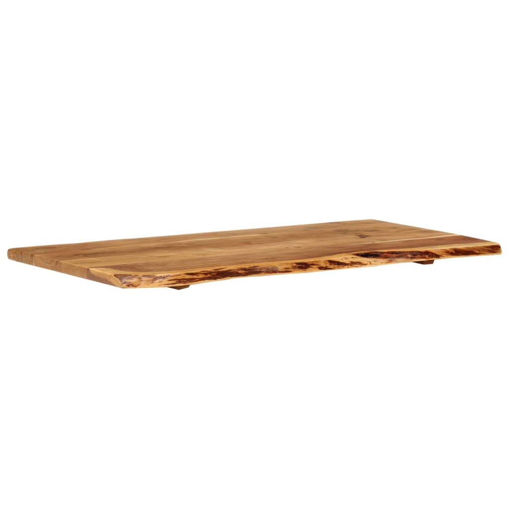 Badezimmer-Waschtischplatte Massivholz Akazie 100x52x2,5 cm