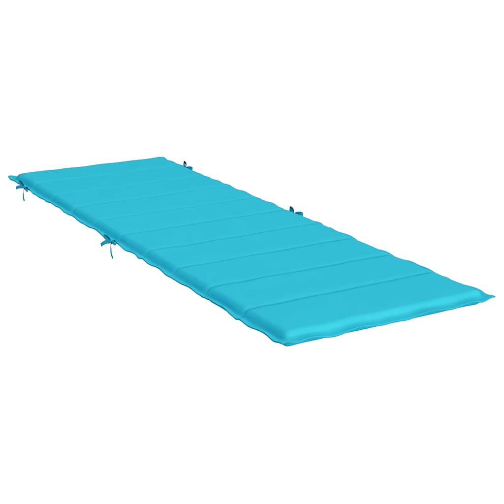 Sonnenliegen-Auflage Grau 186x58x4 cm Oxford-Gewebe
