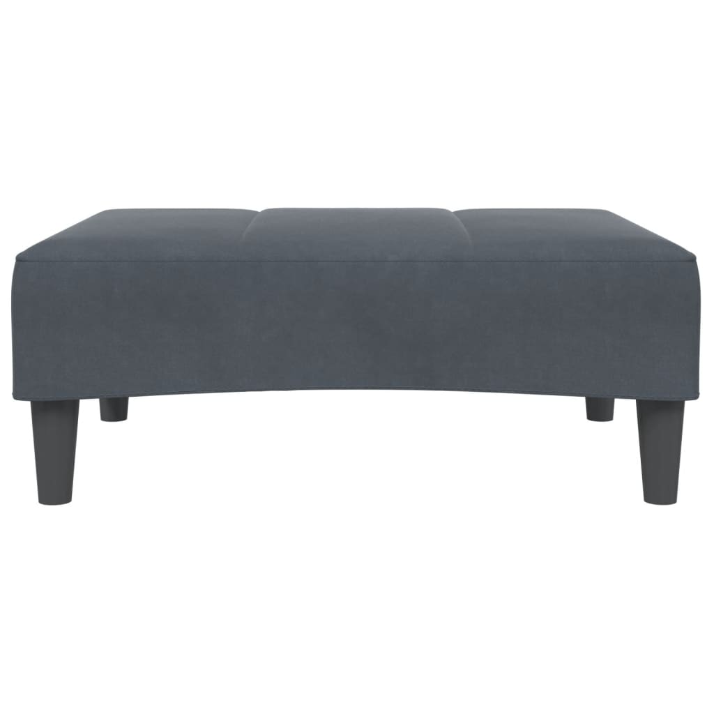 Fußhocker Blau 77x55x31 cm Samt