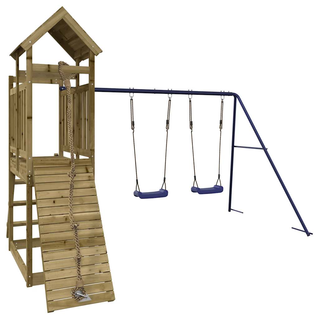 Spielturm Massivholz Kiefer