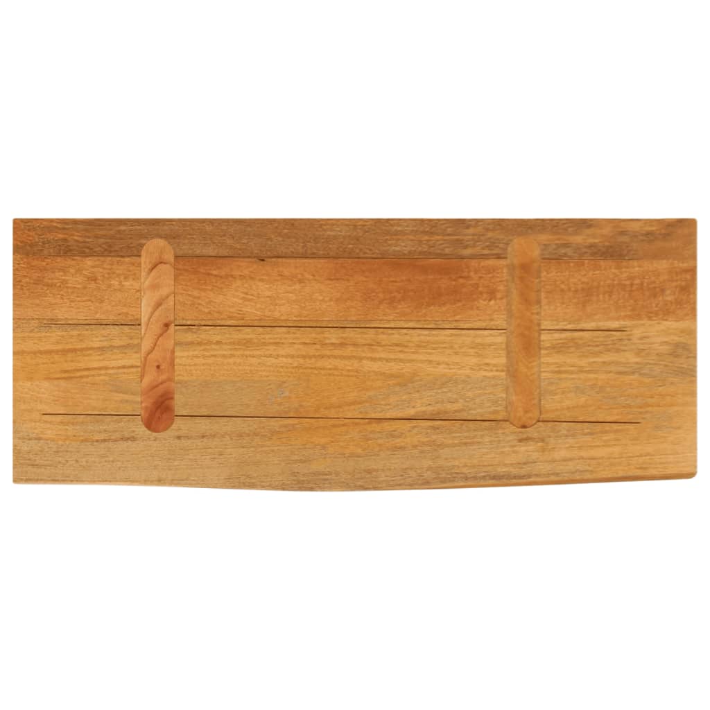 Wandregal 40x20x2,5 cm Rechteckig Massivholz Akazie Baumkante