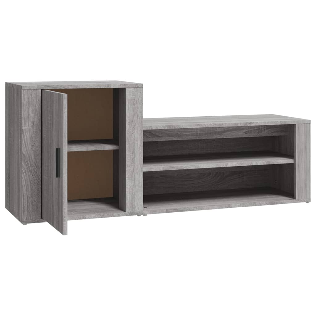 Schuhschrank Weiß 130x35x54 cm Holzwerkstoff
