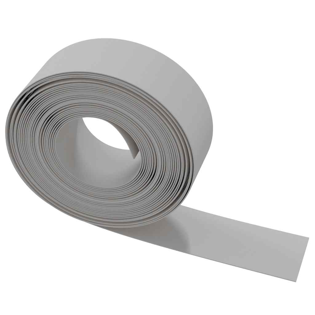 Gartenumrandung 25 m 10 cm PE Grau