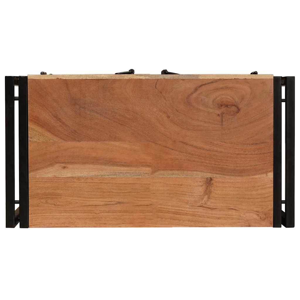 Nachttisch Braun 66 x 35 x 76 cm Massives, grobes Mangoholz