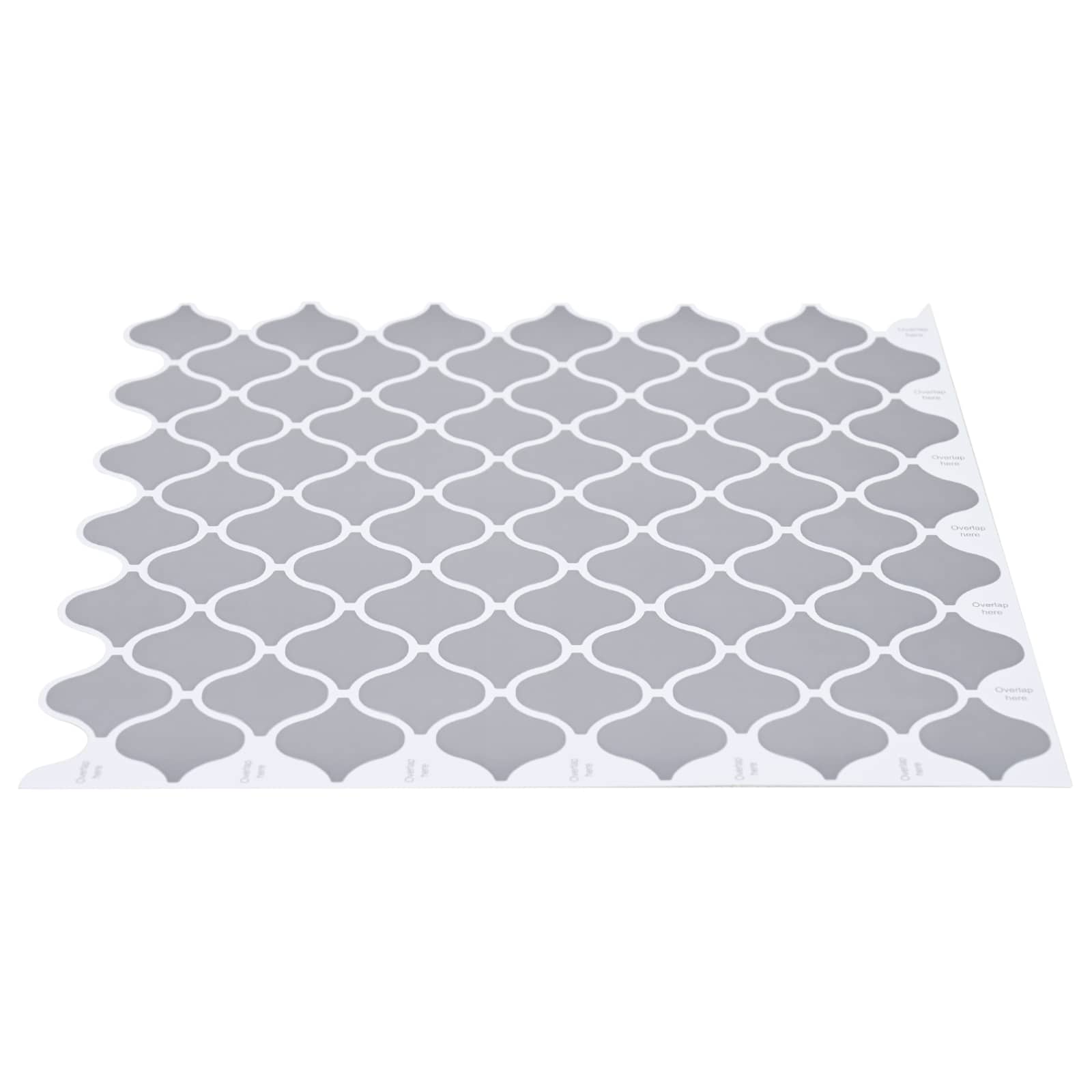Lanturn Fliese 10 pcs Weiß 27 x 27 cm Polyurethan und PET