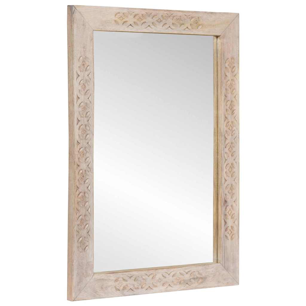 Wandspiegel Rechtwinklig 70 x 50 cm Ingenieurholz und Glas
