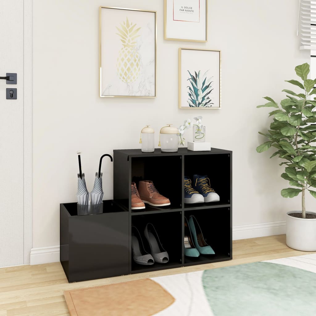 Flur-Schuhschrank Weiß 105x35,5x70 cm Holzwerkstoff