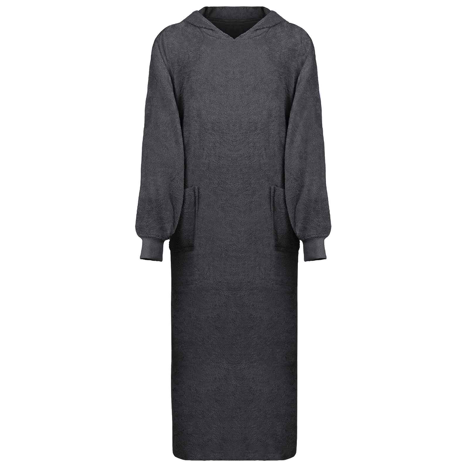 Decken-Hoodie KINN Creme L Baumwolle