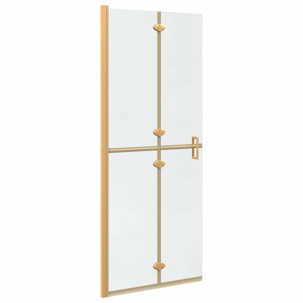 Faltbare begehbare Duschwand Transparentes ESG Glas 70x190 cm