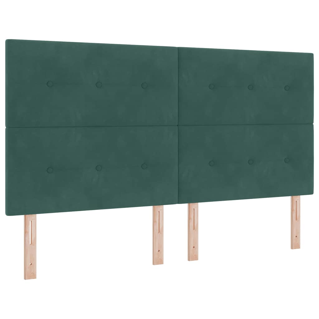 Kopfteil Hellgrau 80 cm Samt