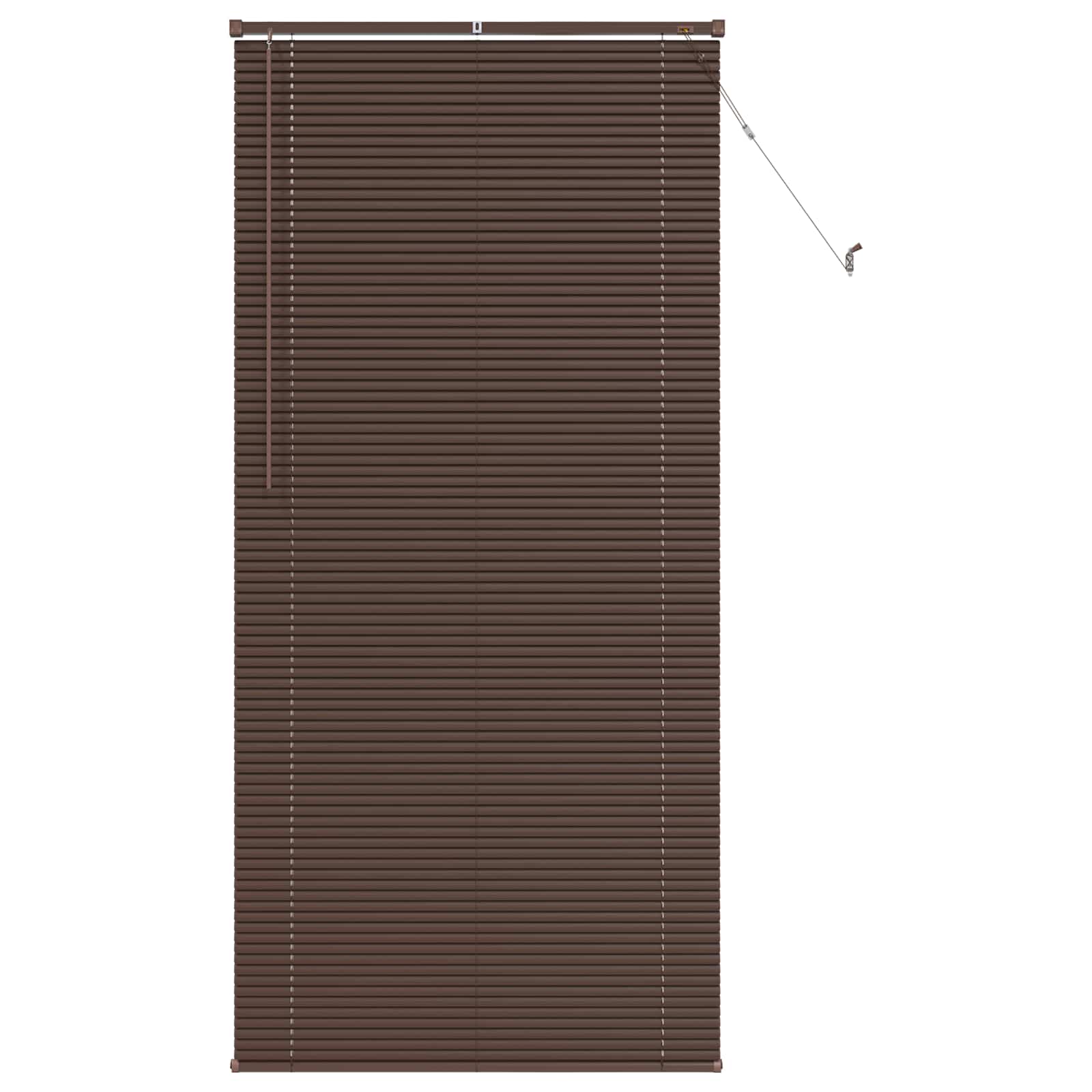 Jalousie Silber Grau 150 x 40 cm 25 mm PVC
