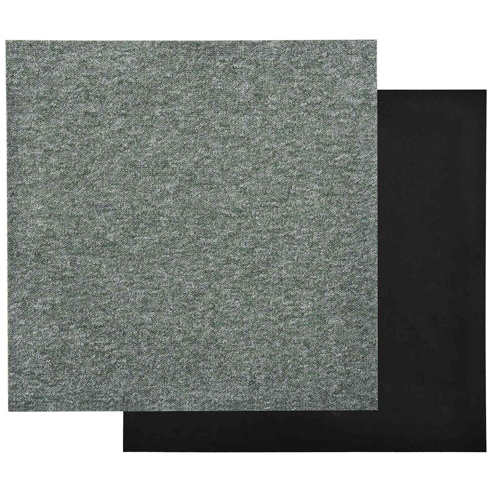Teppich 20 pcs Gestreiftes Anthrazit 50 x 50 cm