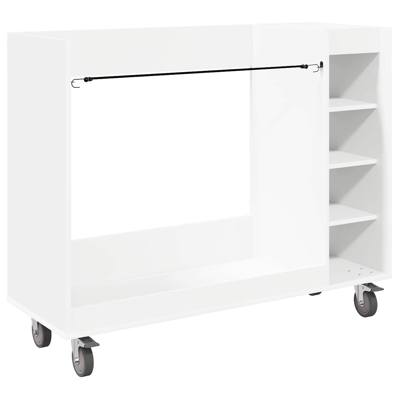 Golf Schrank Mit Rad Uni Weiß 65 x 45 x 98 cm