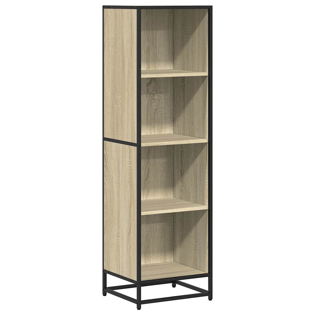 Bücherregal Schwarz 60x35x139 cm Holzwerkstoff