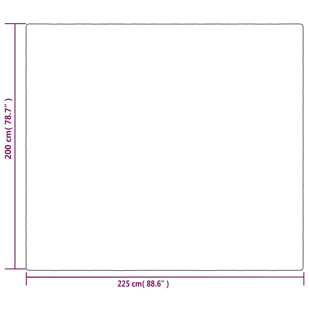 Gewichtsdecke mit Bezug Grau 122x183 cm 9 kg Stoff
