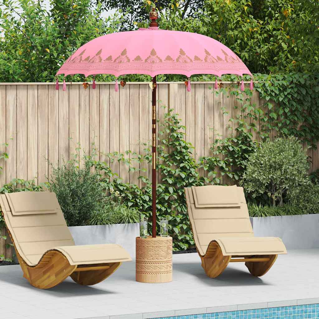 Balinesischer Sonnenschirm Creme 185 x 185 x 260 cm