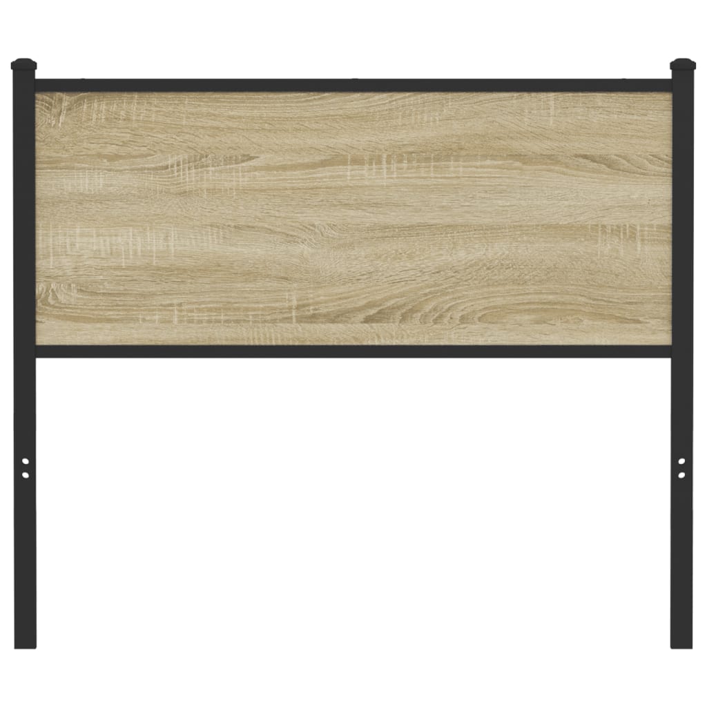 Ersatz-Kopfteil Räuchereiche 75 cm Holzwerkstoff und Stahl