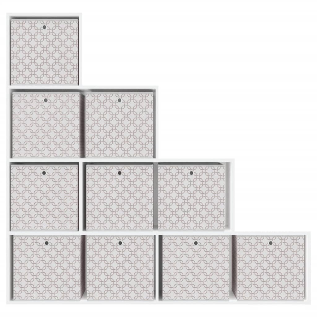 Faltboxen 4 Stk. Creme 32x32x32 cm Vlies