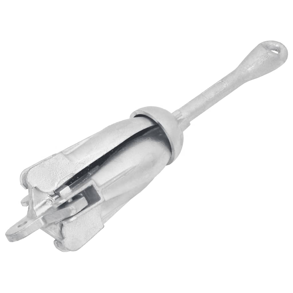 Klappanker Silber 0,7 kg Feuerverzinktes Gusseisen
