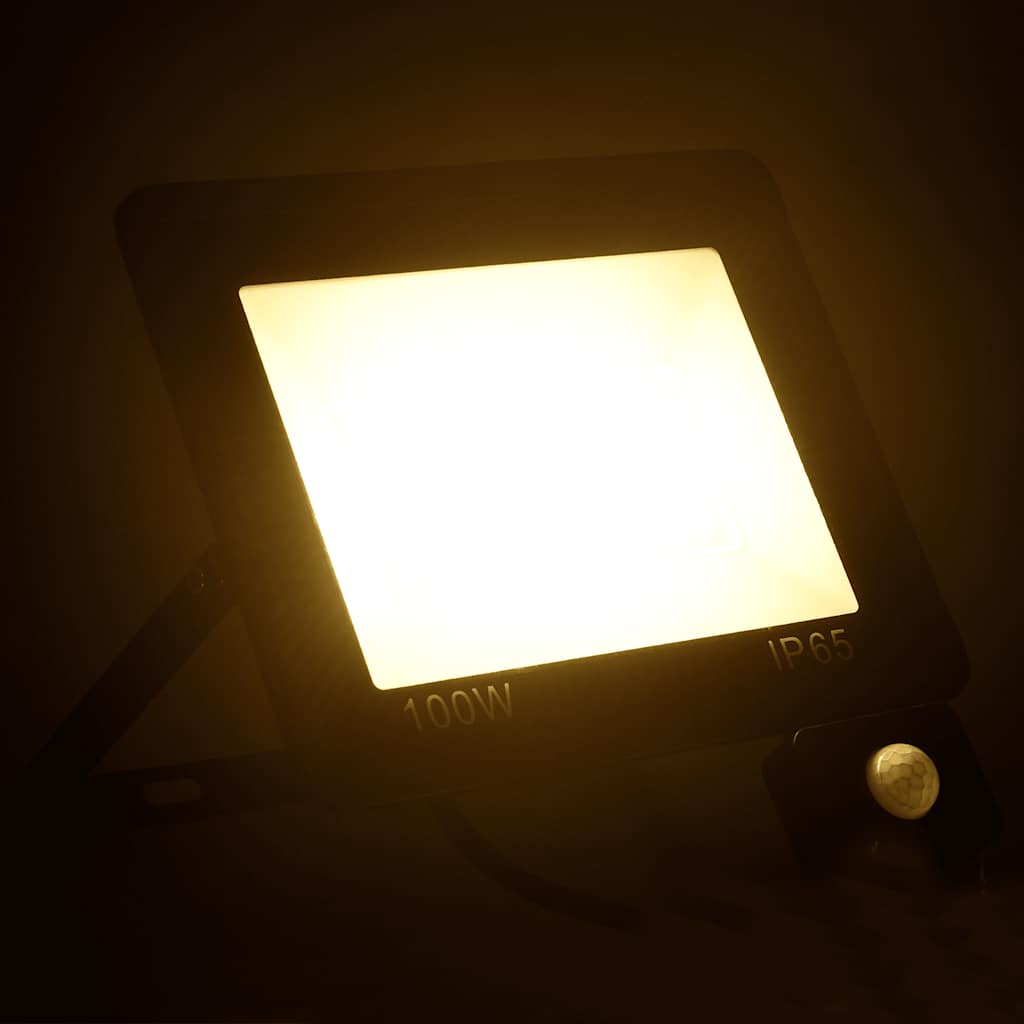 LED-Fluter mit Sensor 10W Warmweiß