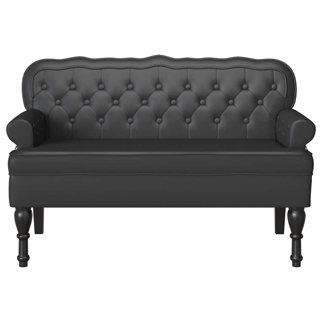 Chesterfield Bank Braun 119,5 x 64,5 x 75 cm Kunstleder