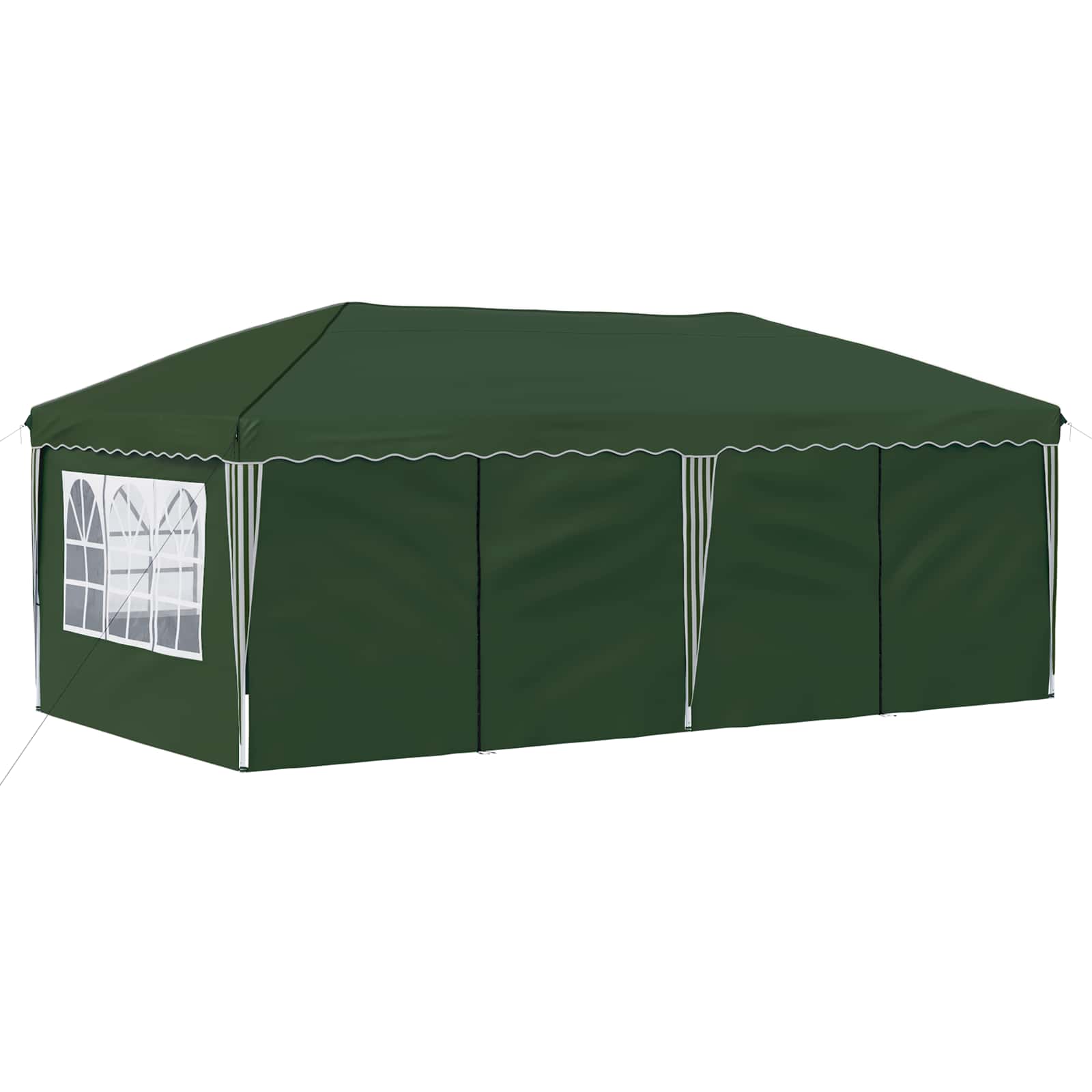 Pop-up Partyzelt 575 x 290 x 245 cm Creme