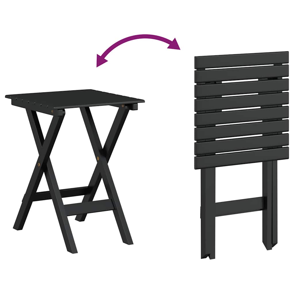 Schaukelstühle mit Gebogenen Sitzen 2 Stk. Schwarz Pappelholz