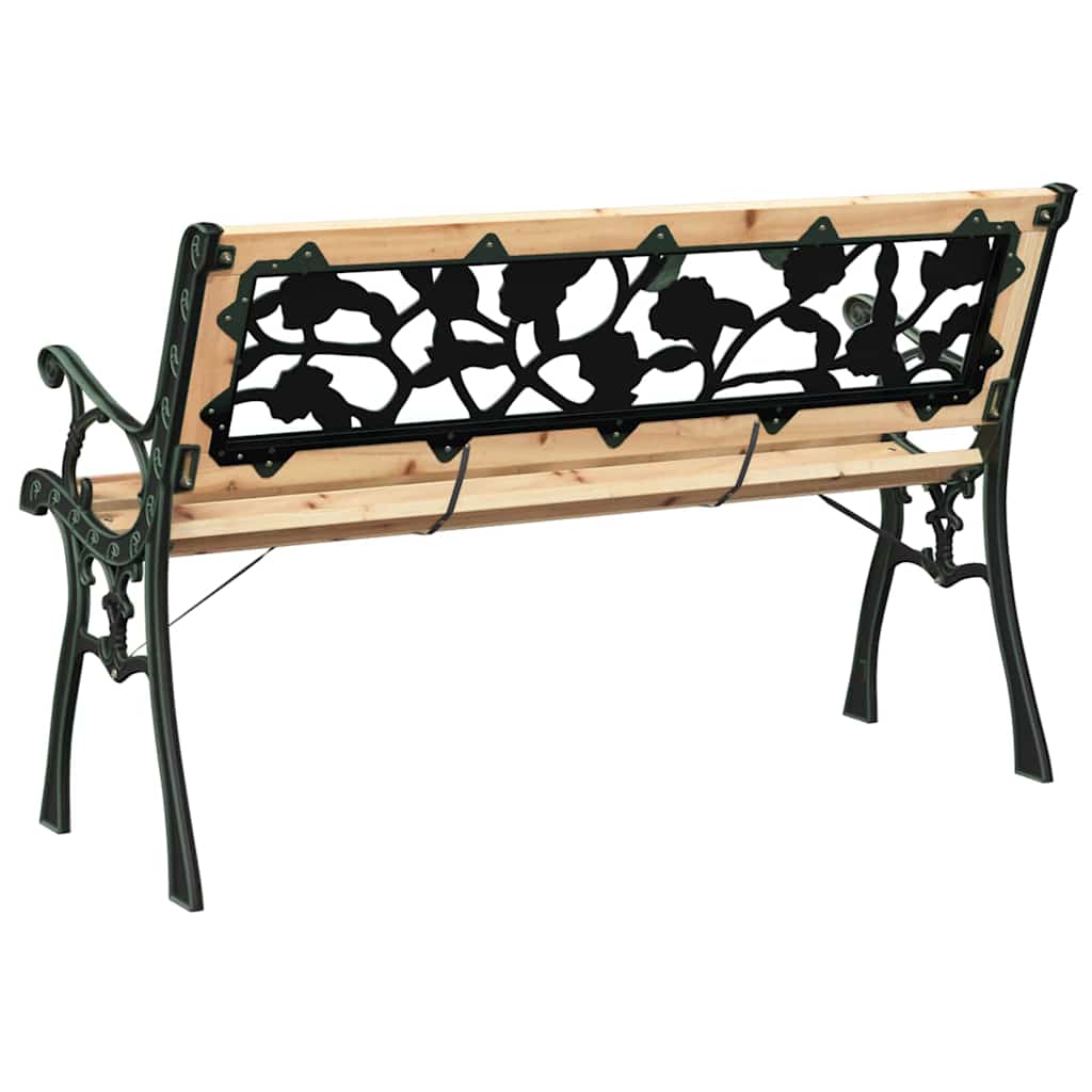 Gartenbank 122 cm Massivholz Tanne