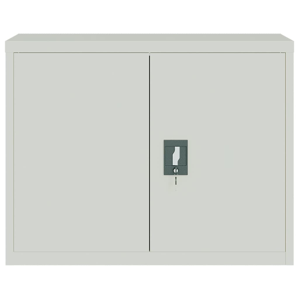Aktenschrank Weiß 90x40x110 cm Stahl