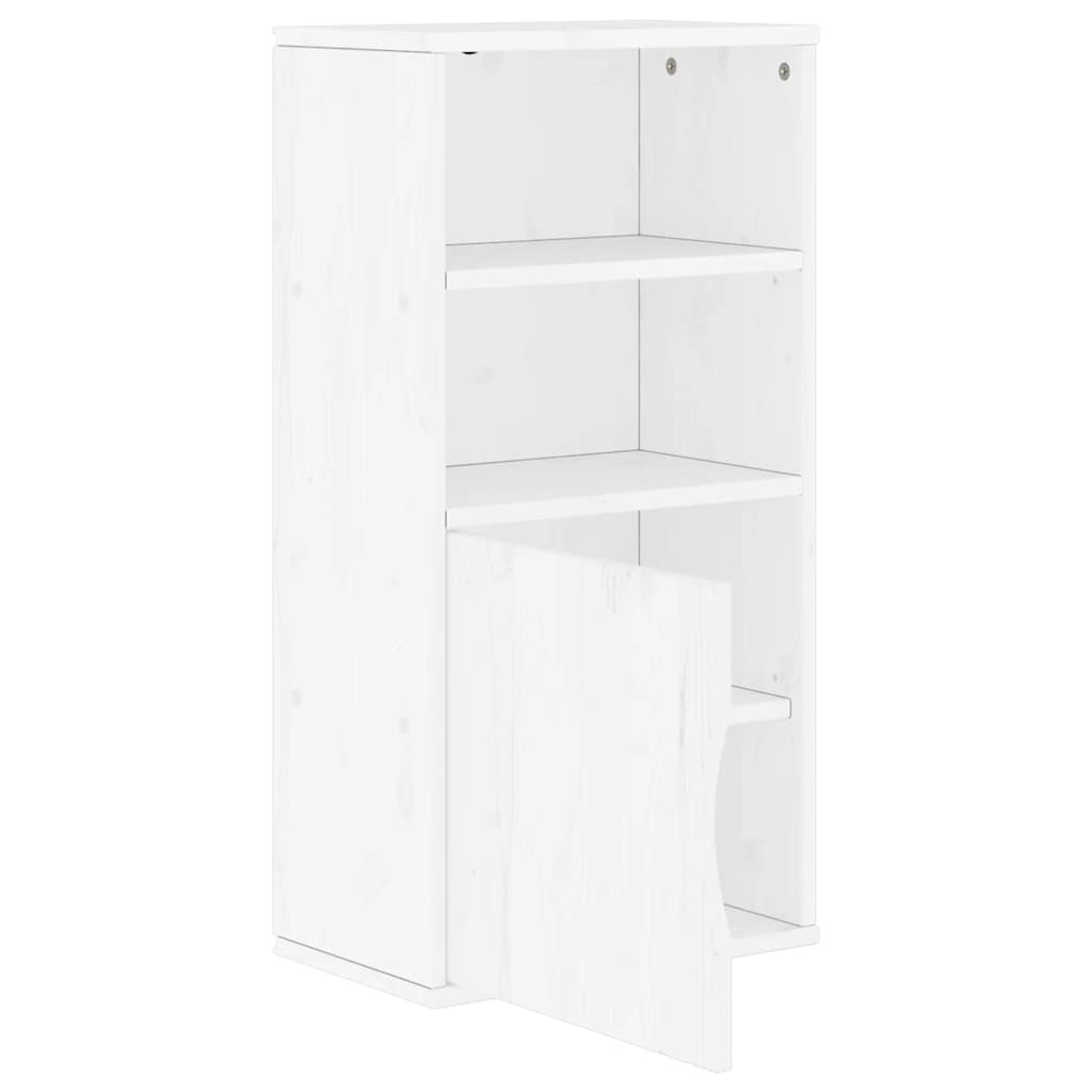 Beistellschrank ODDA 40x24x79 cm Massivholz Kiefer