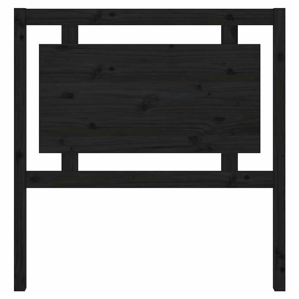 Kopfteil Grau 80,5x4x100 cm Massivholz Kiefer