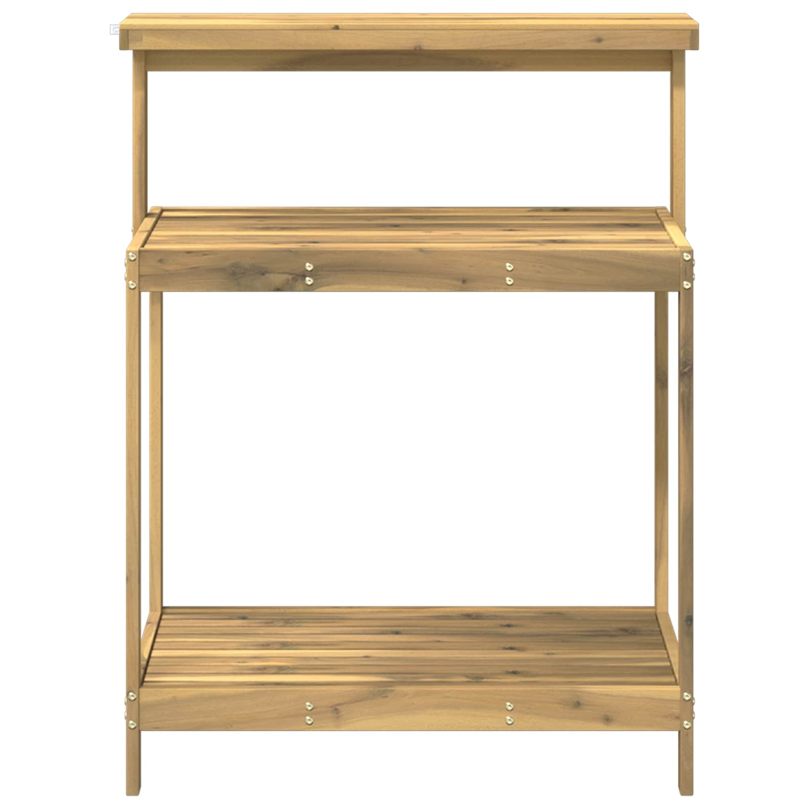 Outdoor Umtopfbank 56,5 x 48,5 x 107 cm Massivholz Akazie Natur